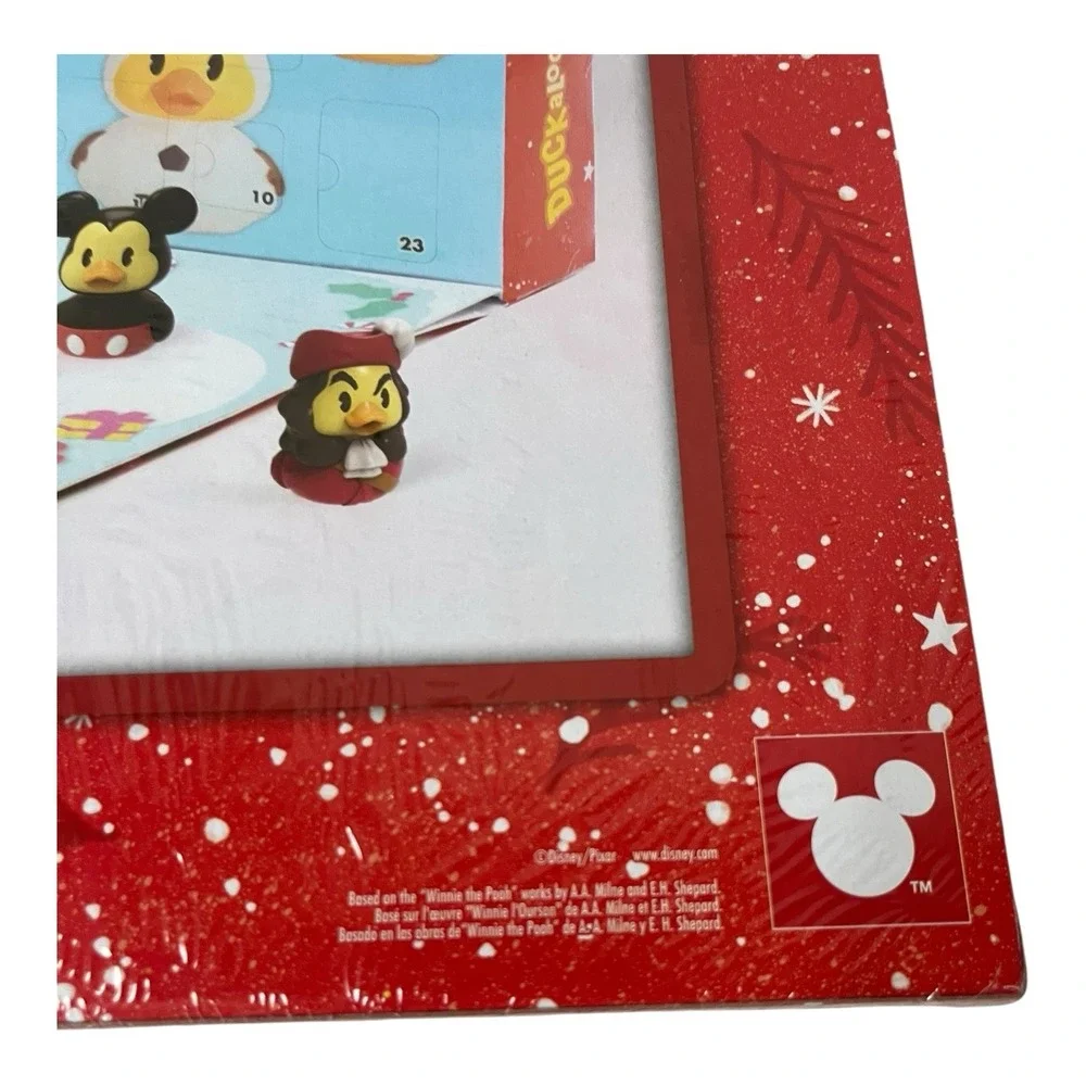 Disney Duckalooz Christmas Advent Calendar 24 Rubber Duck Figures Toy New 2025